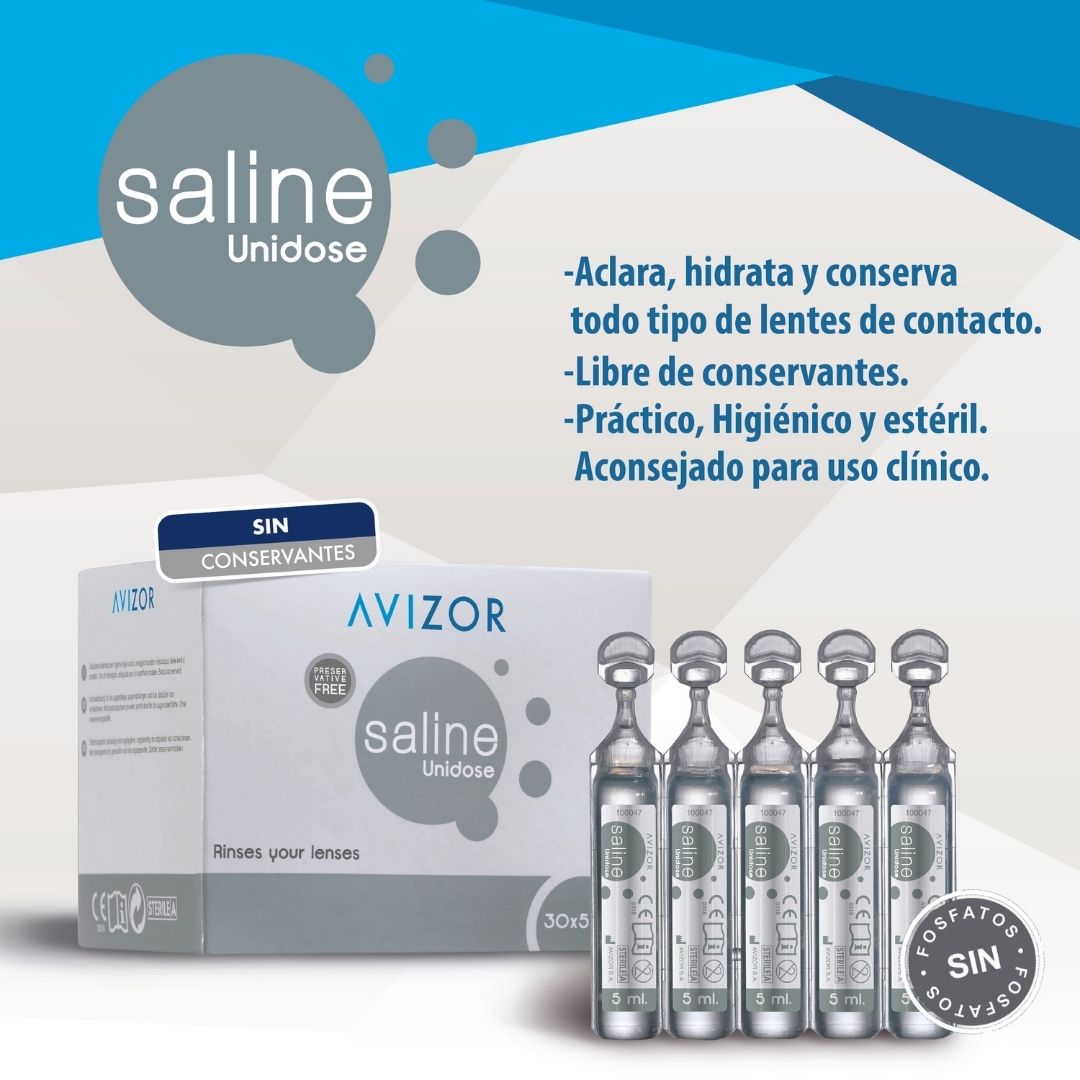 Saline Solucion Para Lentes de Contacto